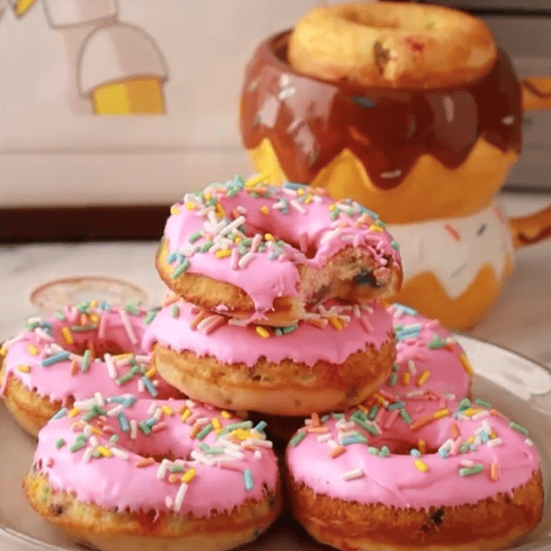 Funfetti® Pink Sprinkle Donuts Recipe