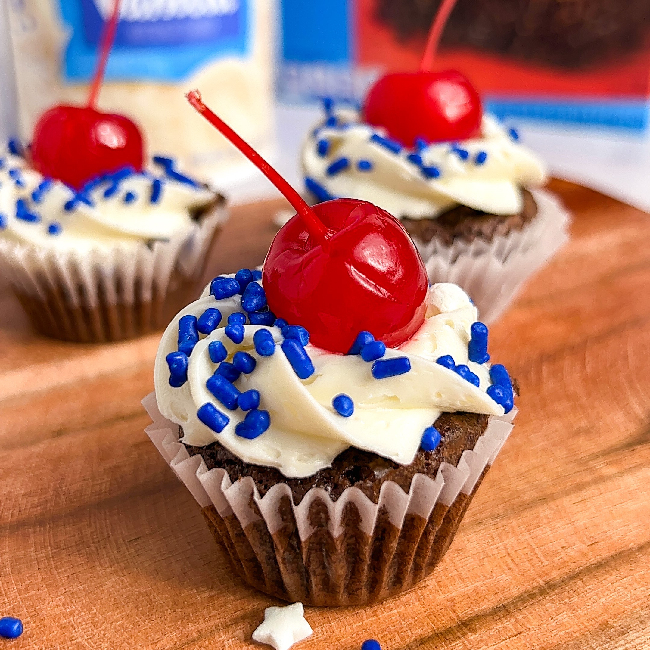 Patriotic Brownie Bites Recipe