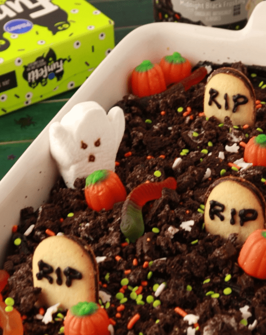 Halloween Graveyard Cake Recipe