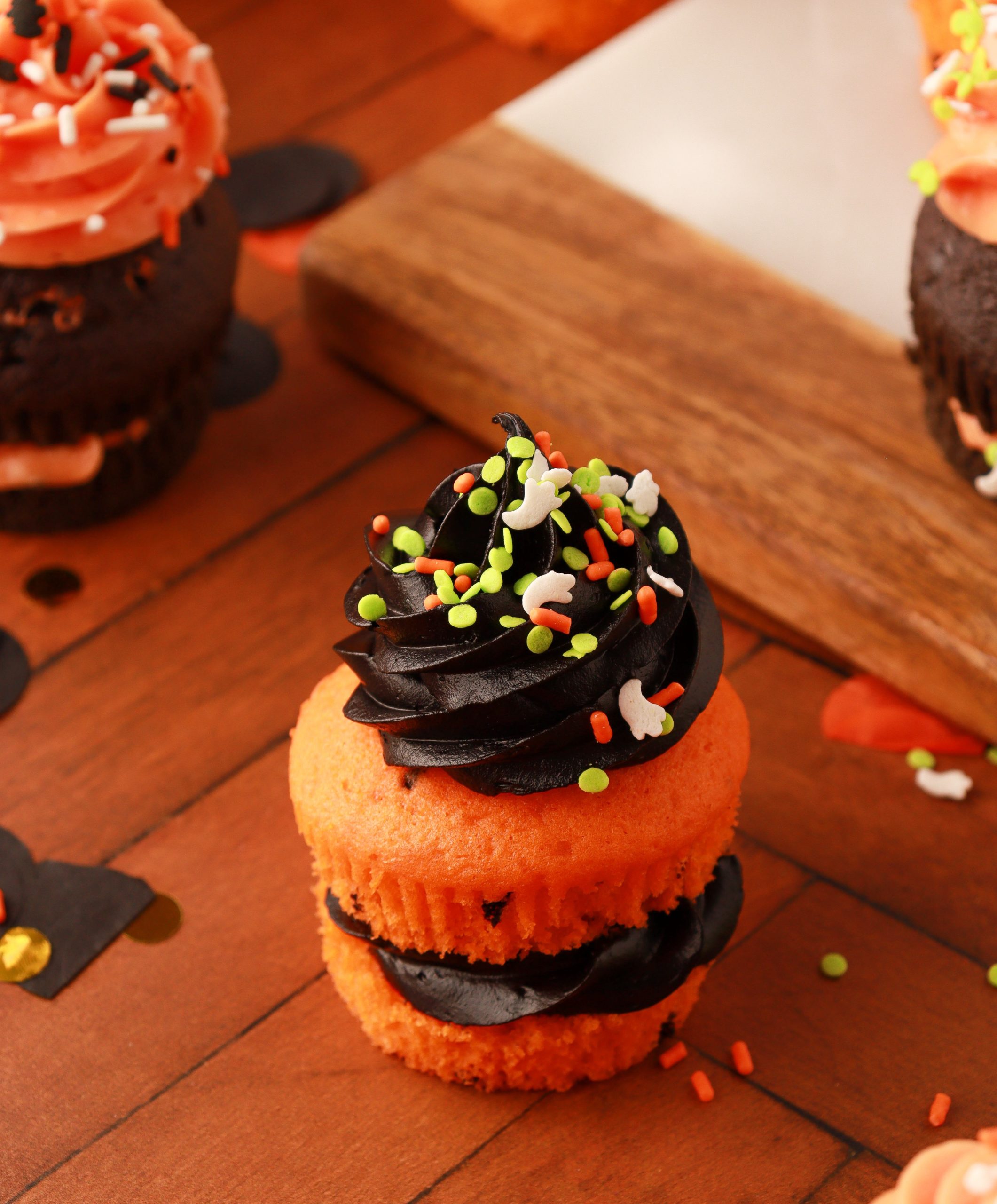 Funfetti® Halloween Cupcake Towers Recipe