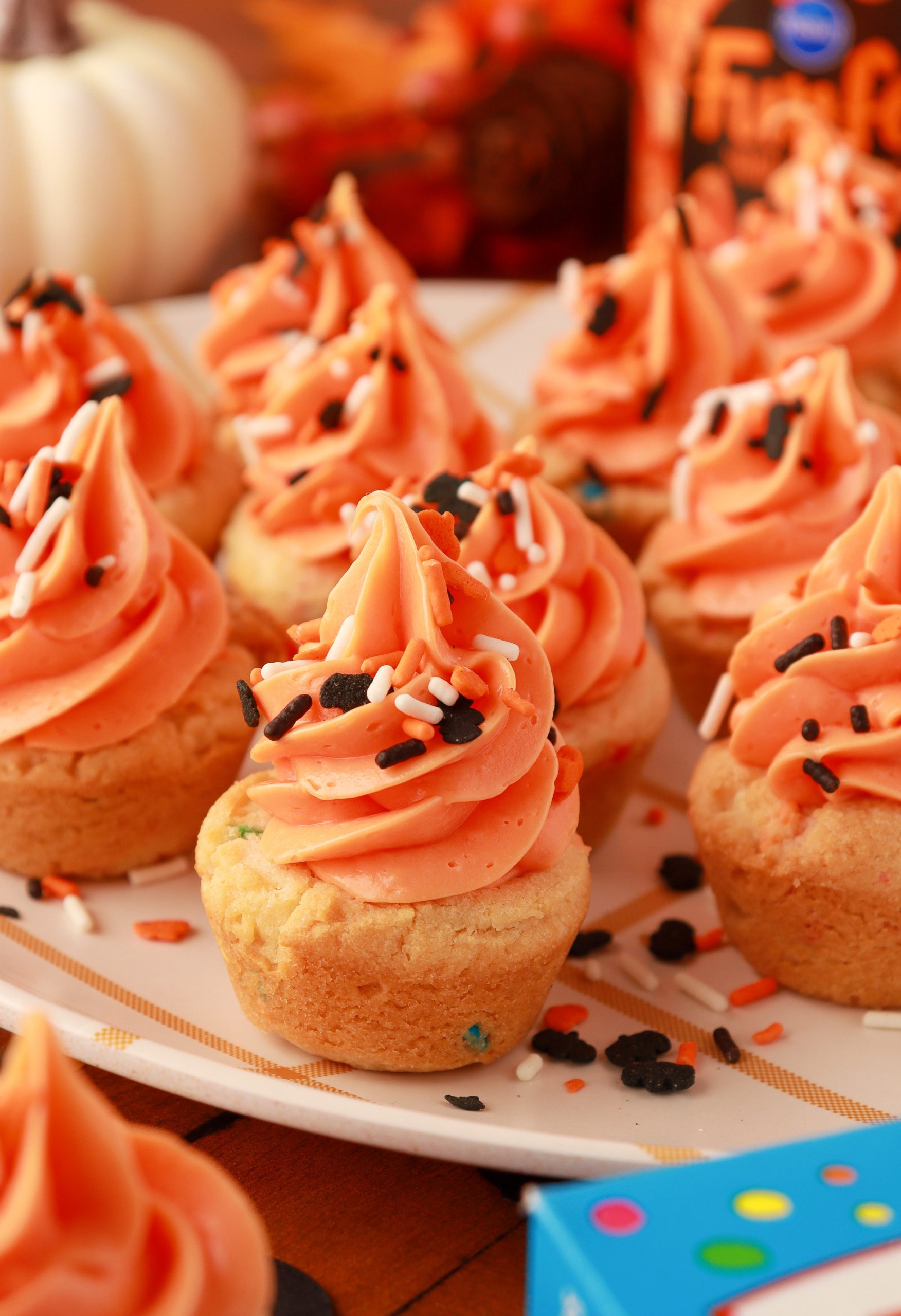 Halloween Cake Mix Cookie Cups Recipe