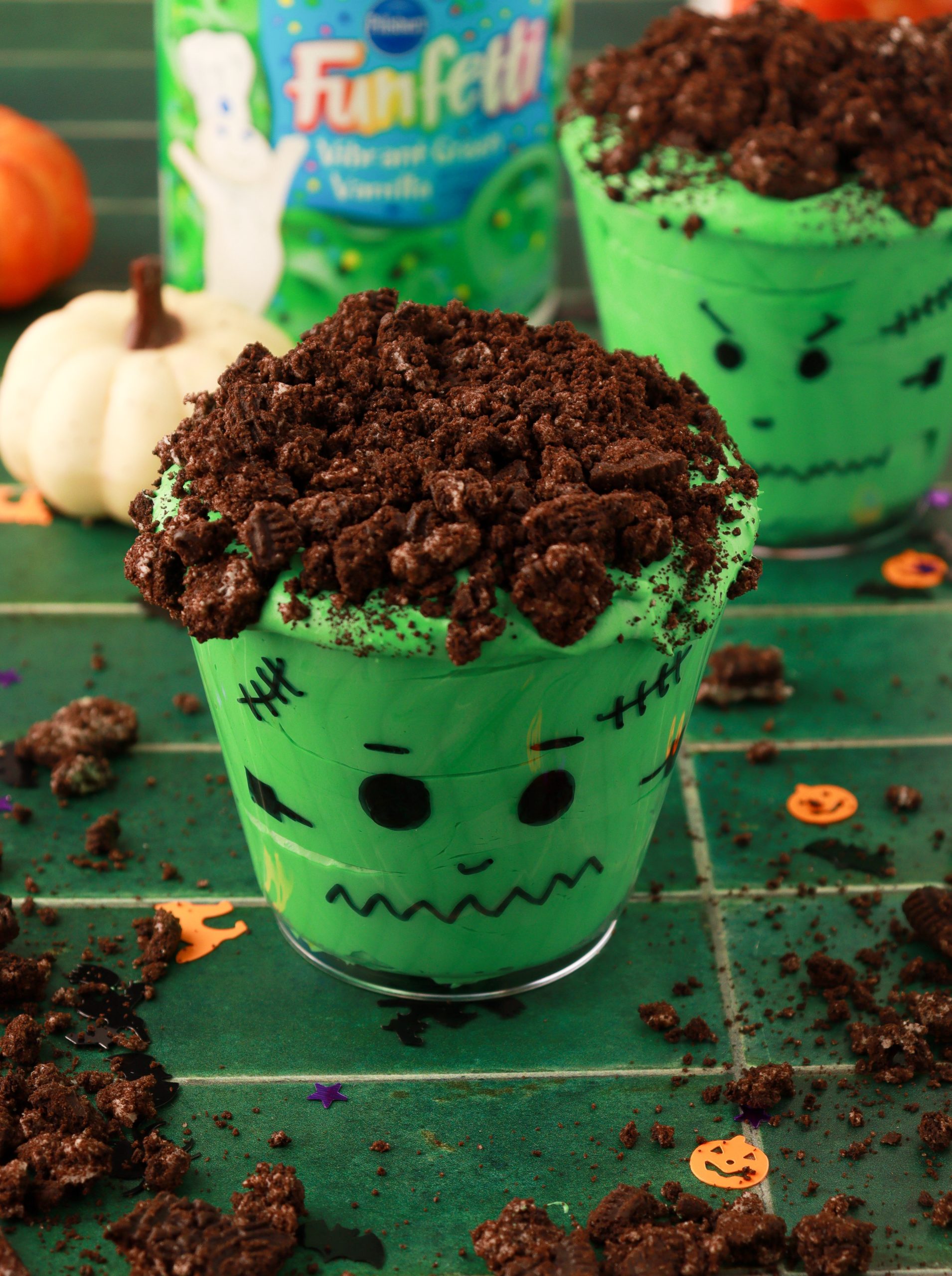 Frankenstein Dessert Cups Recipe