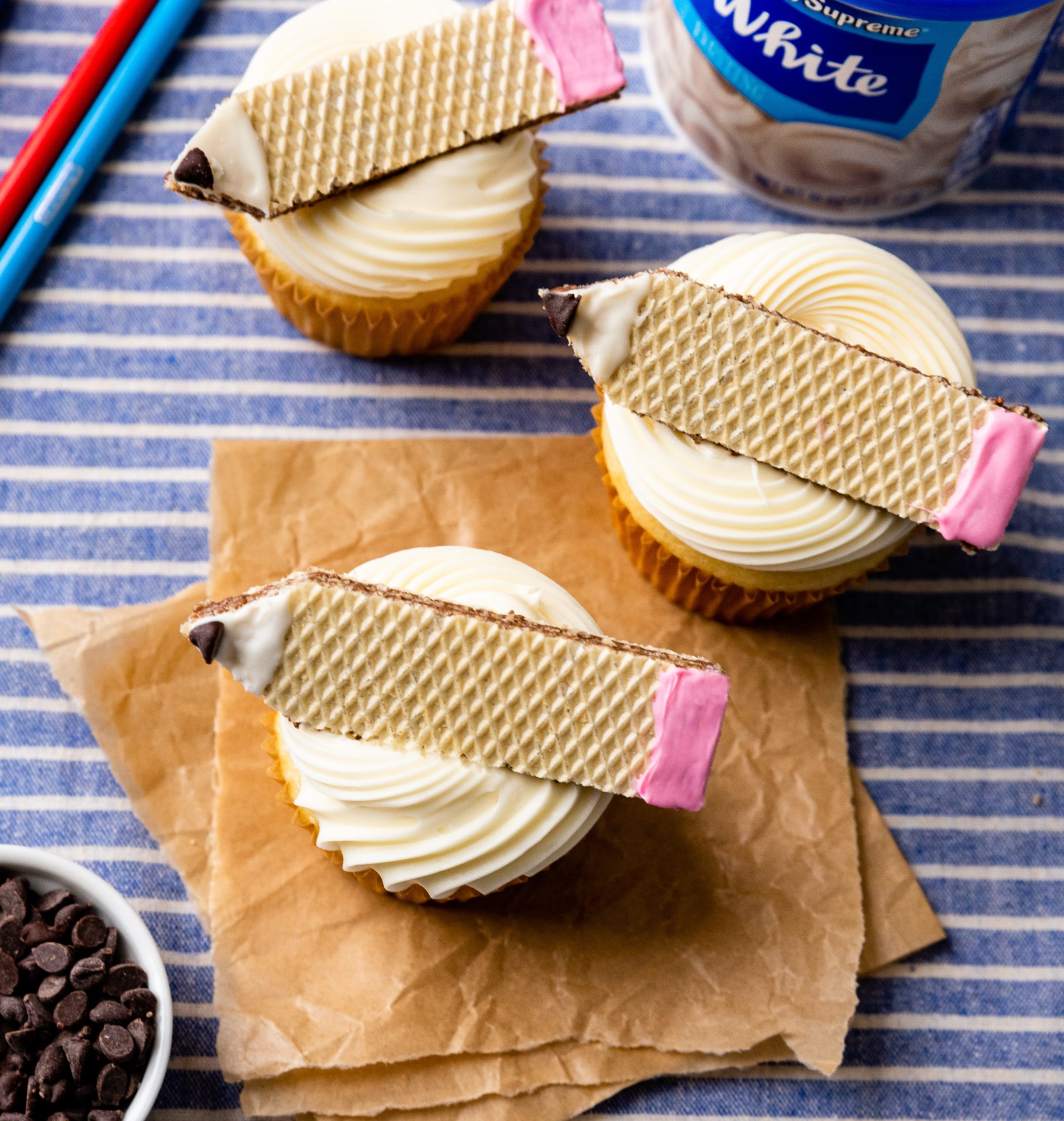 Pencil Cupcakes Recipe