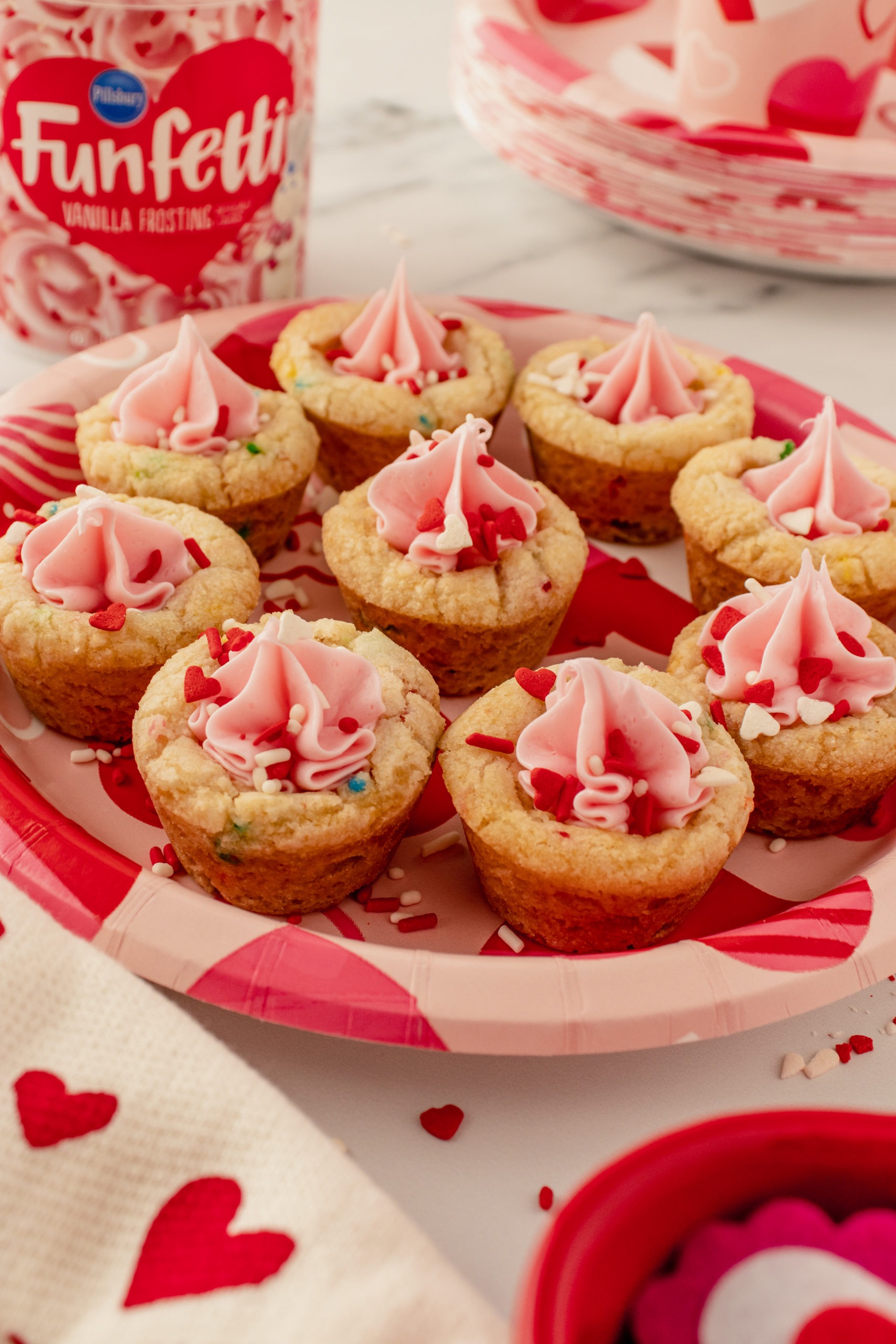 Funfetti® Valentine's Sugar Cookie Cups Recipe