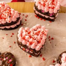 Funfetti® Valentine's Brownie Heart Sandwiches