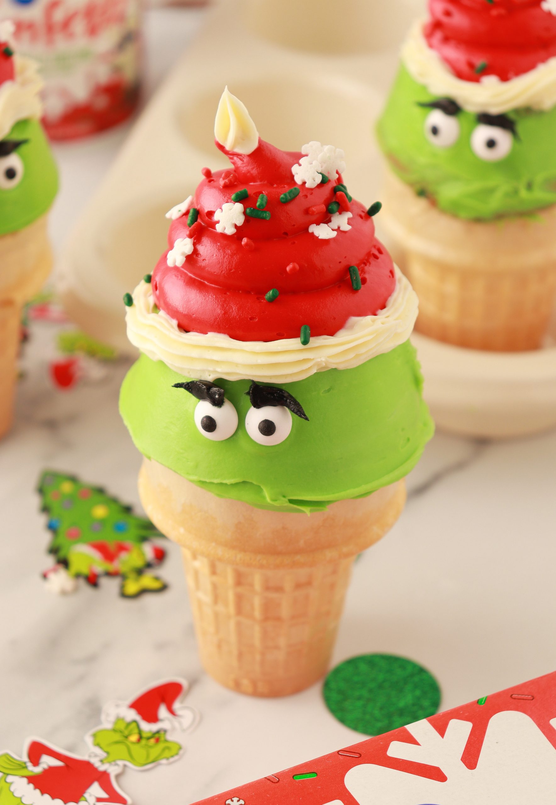 Grouchy Cupcake Cones Recipe