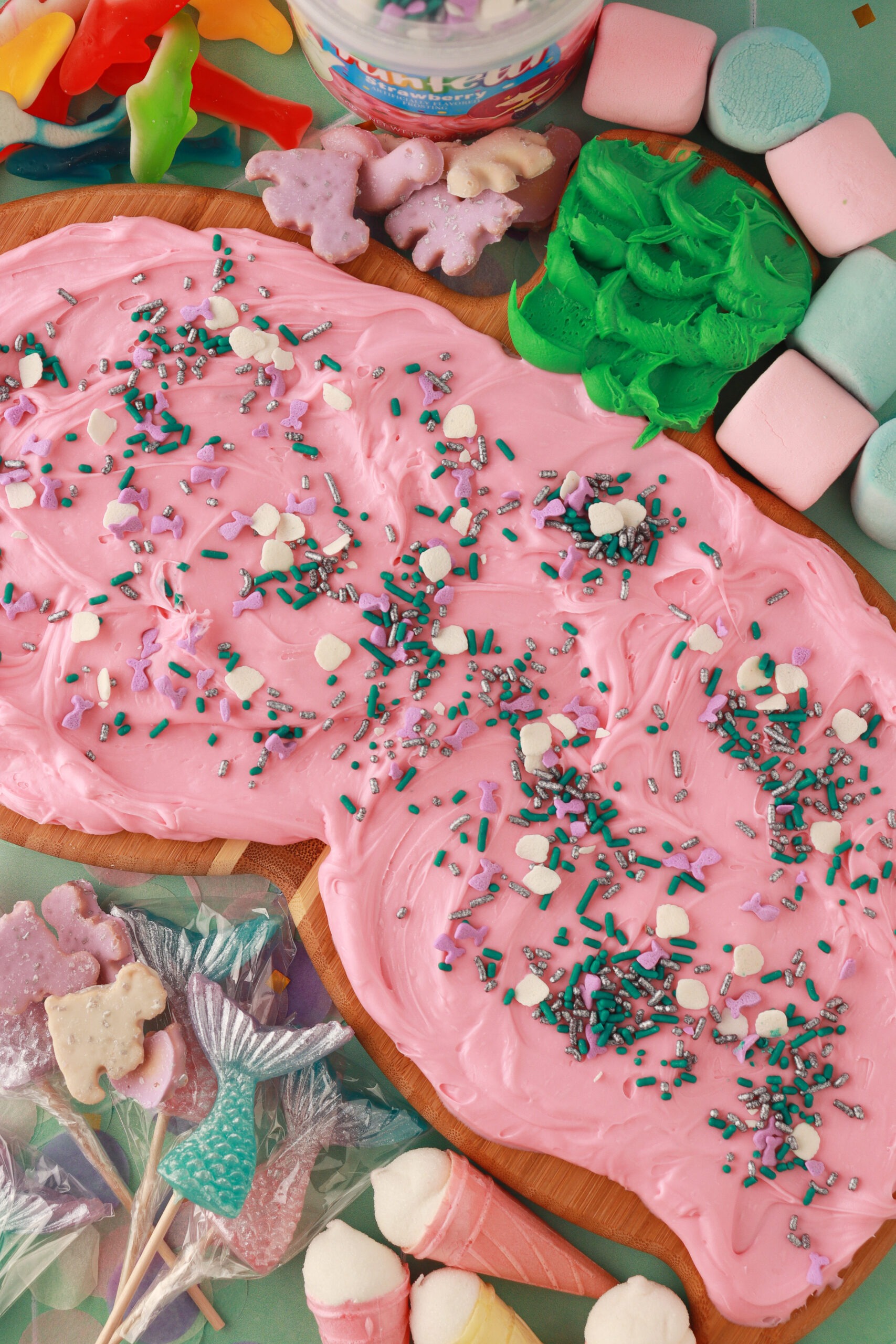 Funfetti® Mermaid Frosting Board Recipe