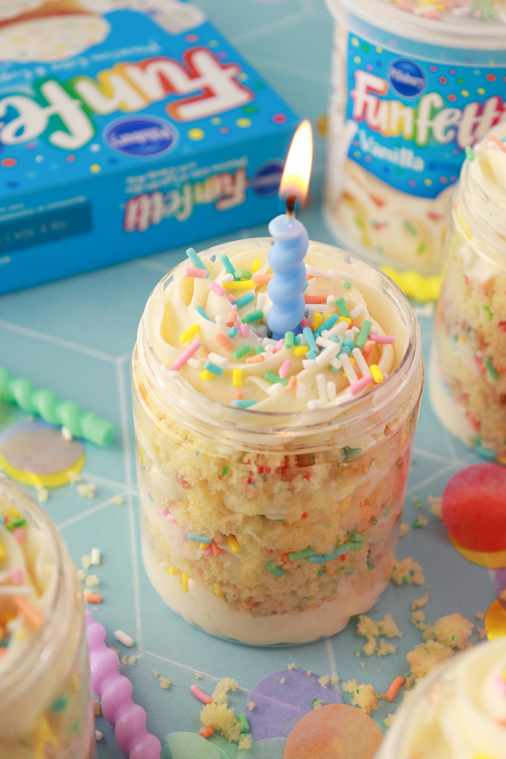 Birthday Cake Crumb Jars Recipe