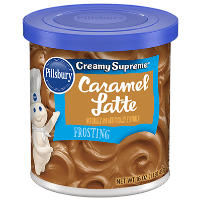 Pillsbury Baking Creamy Supreme Caramel Latte Frosting, 16 oz