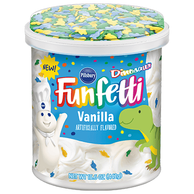 Funfetti® Dinosaur Vanilla Flavored Frosting