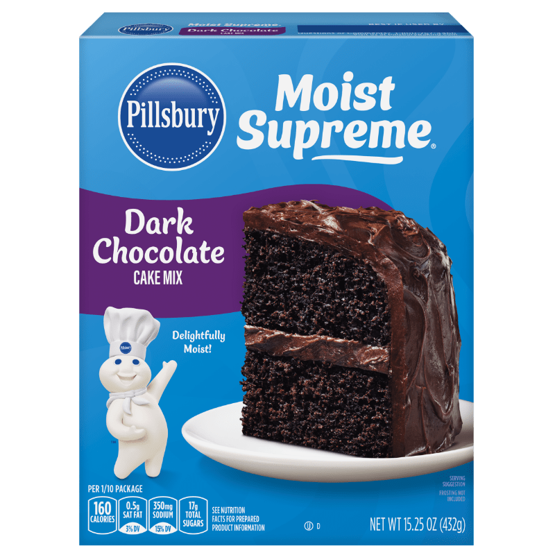 Pillsbury™ Moist Supreme® Dark Chocolate Cake Mix