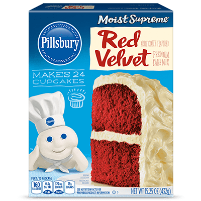 Pillsbury™ Moist Supreme® Red Velvet Flavored Premium Cake Mix