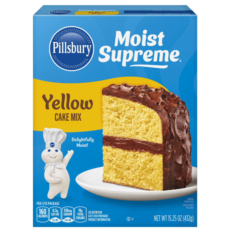Pillsbury™ Moist Supreme® Yellow Cake Mix - Pillsbury Baking