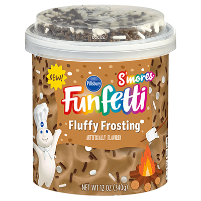 Funfetti® S’mores Fluffy Flavored Frosting