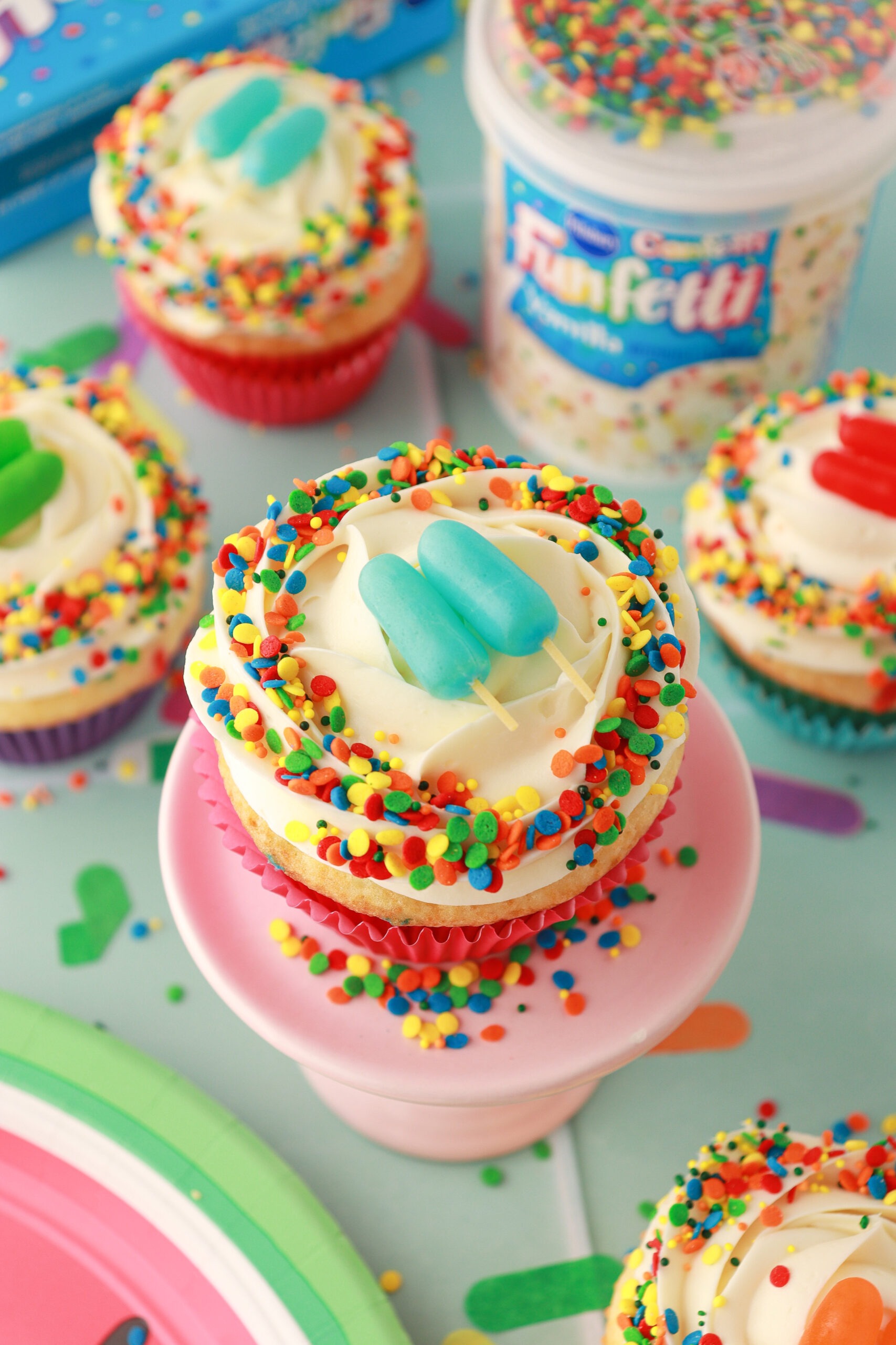 Summer Popsicle Cupcakes Recipe