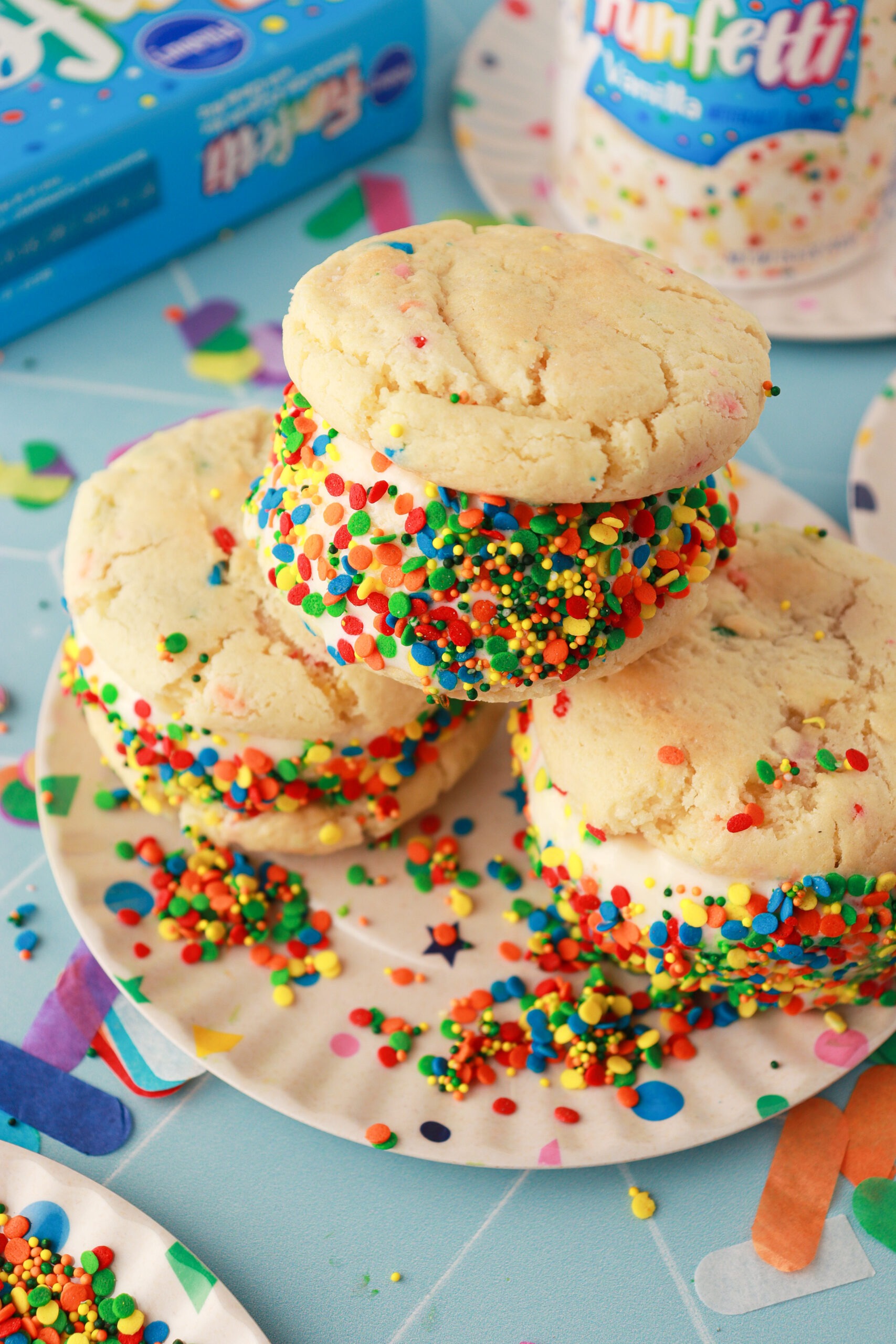 Funfetti® Cookie Ice Cream Sandwiches Recipe