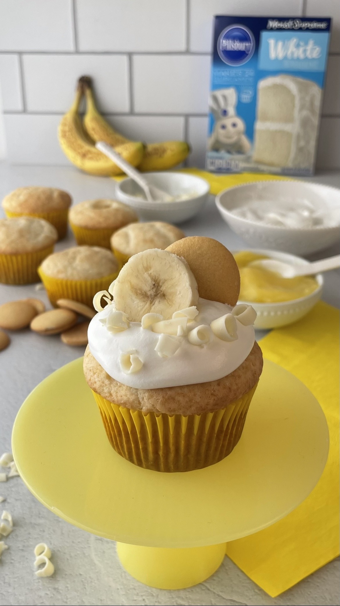 Banana Cream Cupcakes Recipe