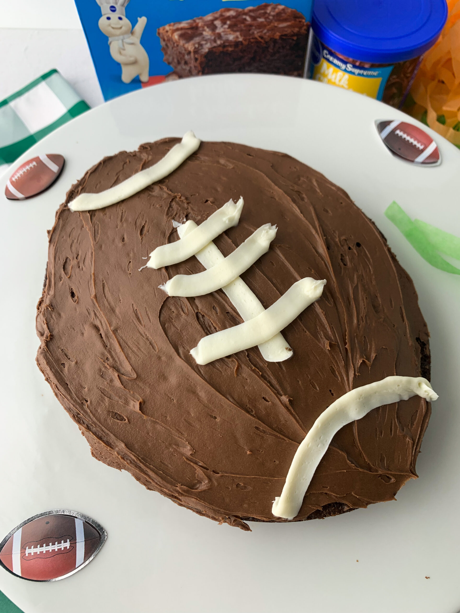 Football Brownie Recipe