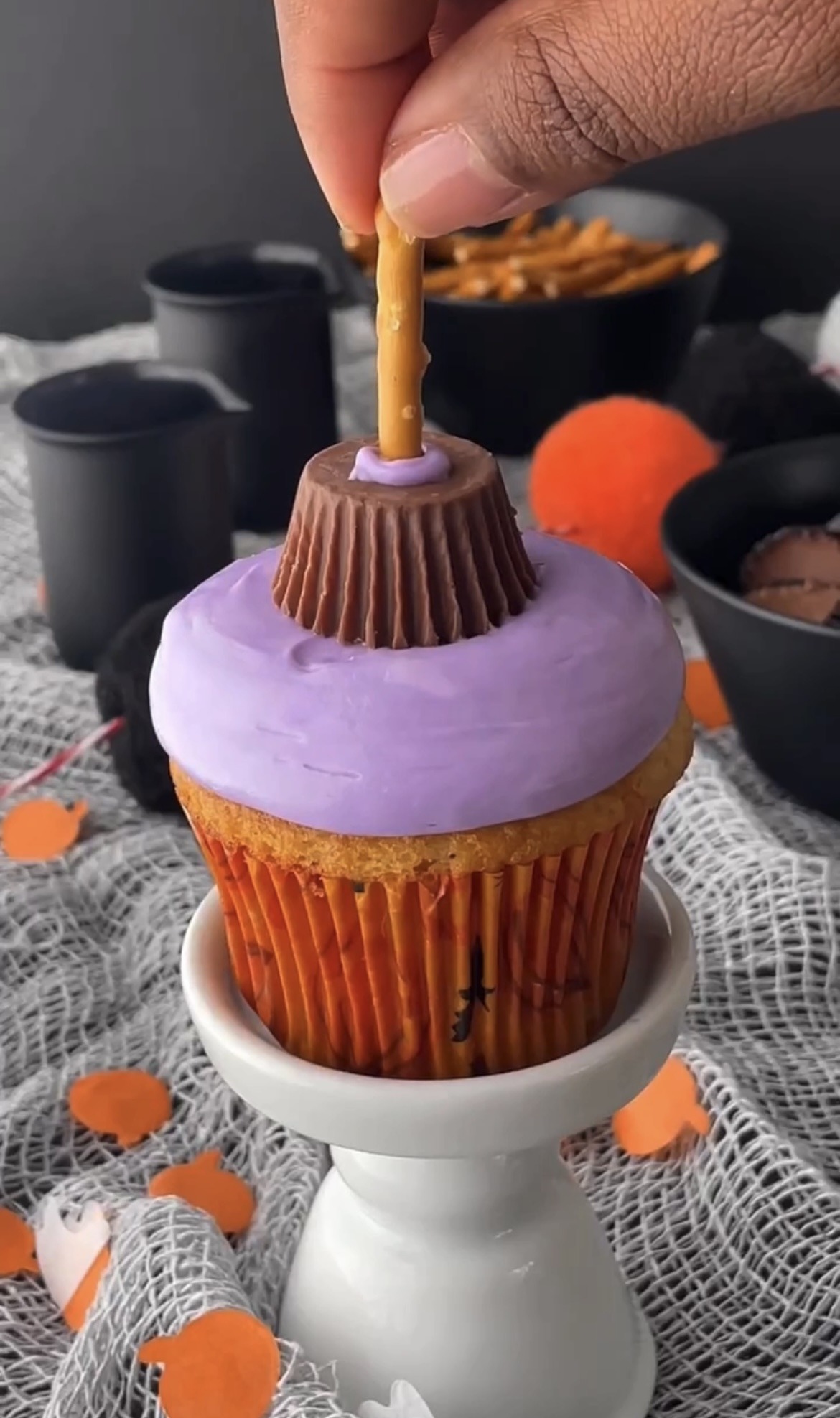 Witch Broom Cupcakes Recipe