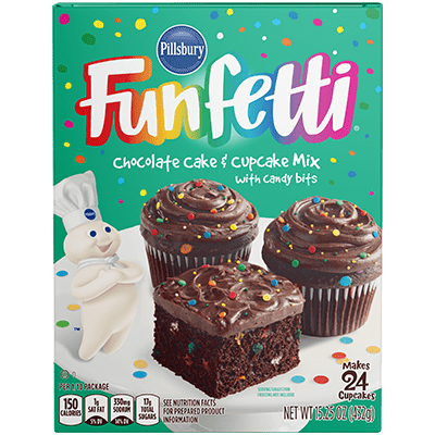 Funfetti® Chocolate Cake and Cupcake Mix