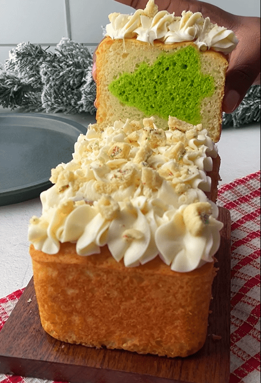 Christmas Tree Loaf Cake Recipe