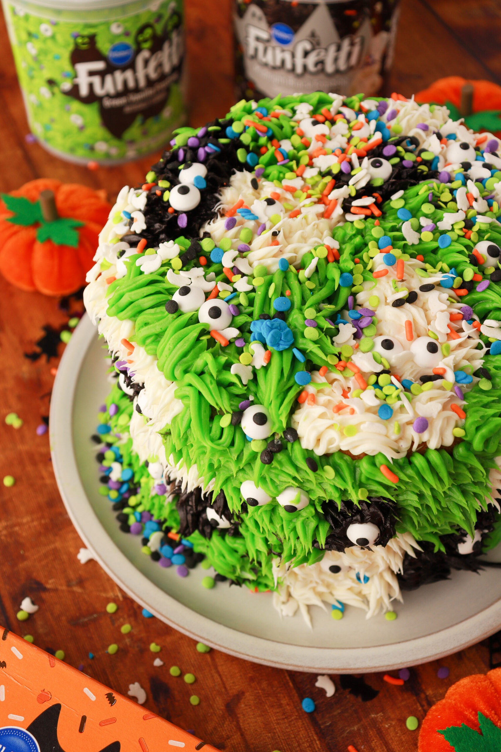 Funfetti® Ghost Fringe Cake Recipe