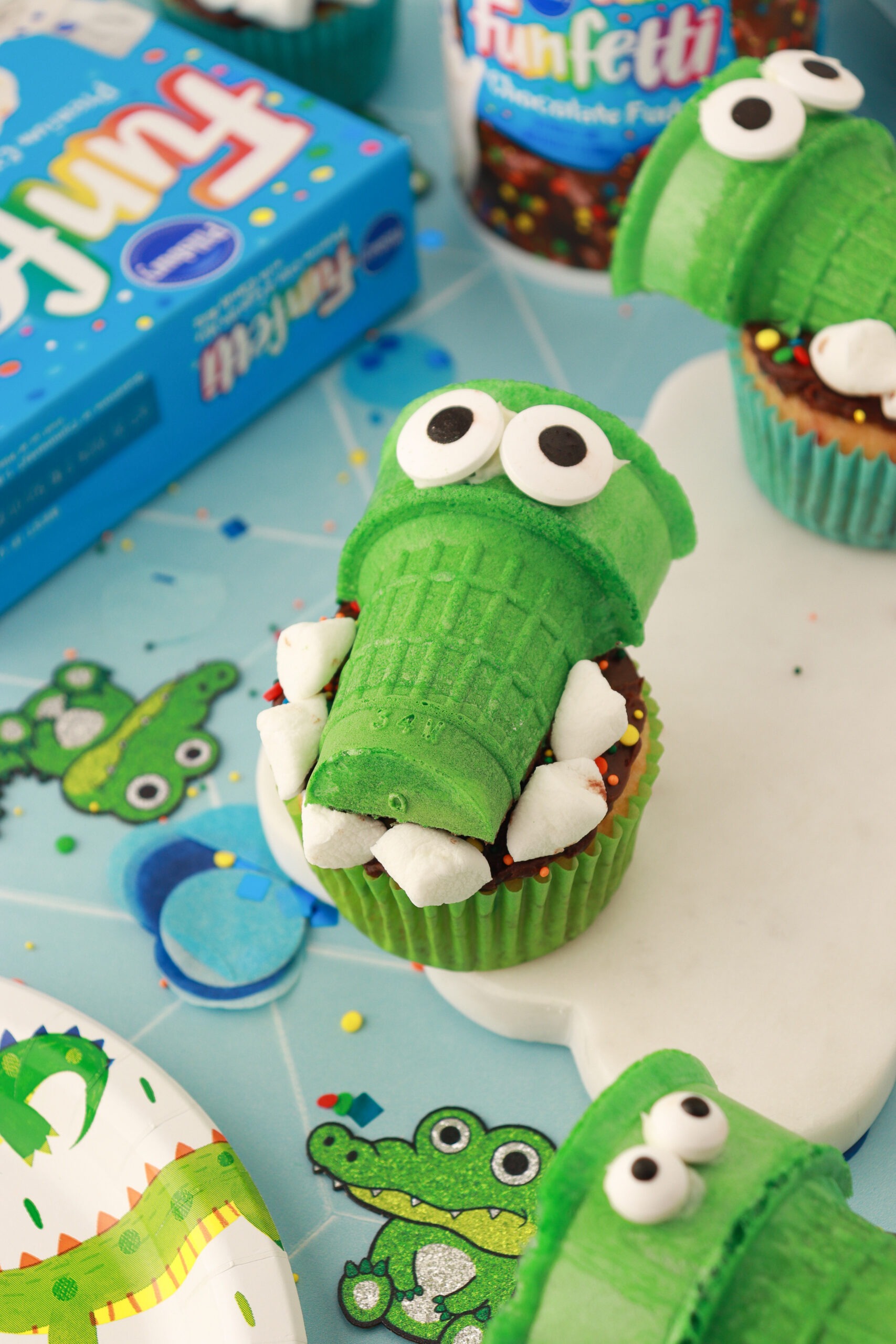 Alligator Cupcakes Recipe