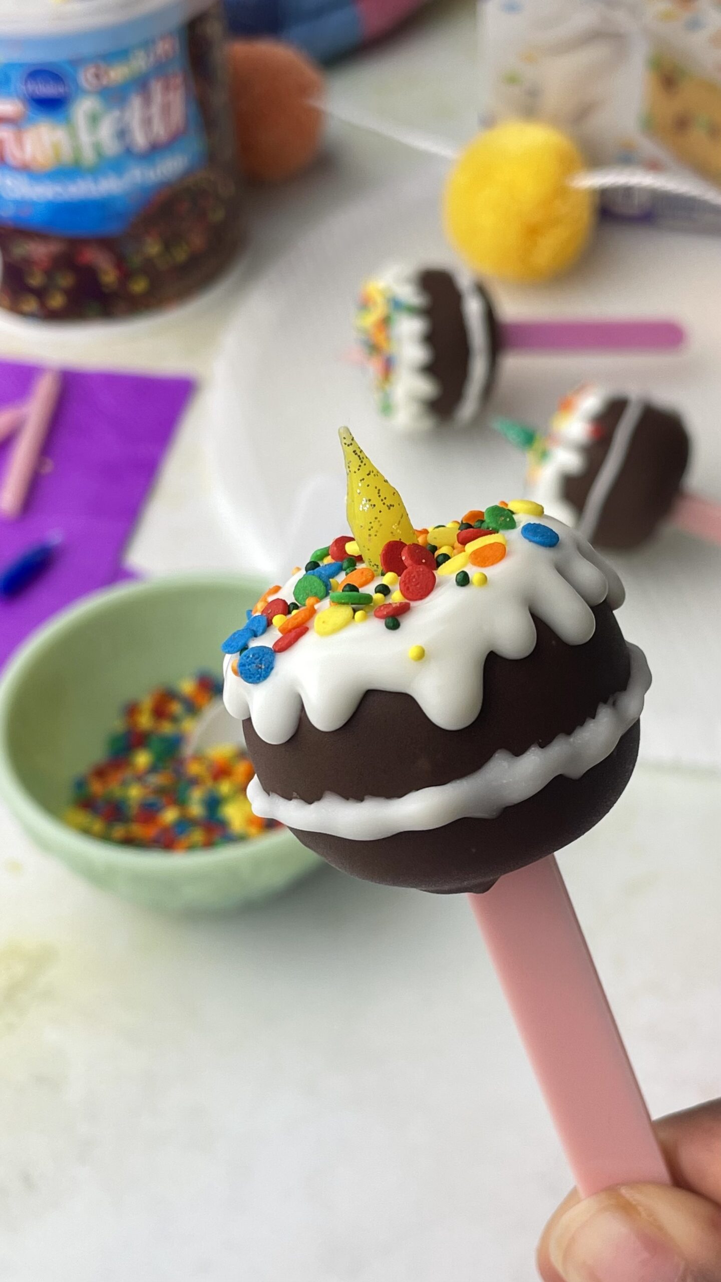 Birthday Cake Pops Recipe