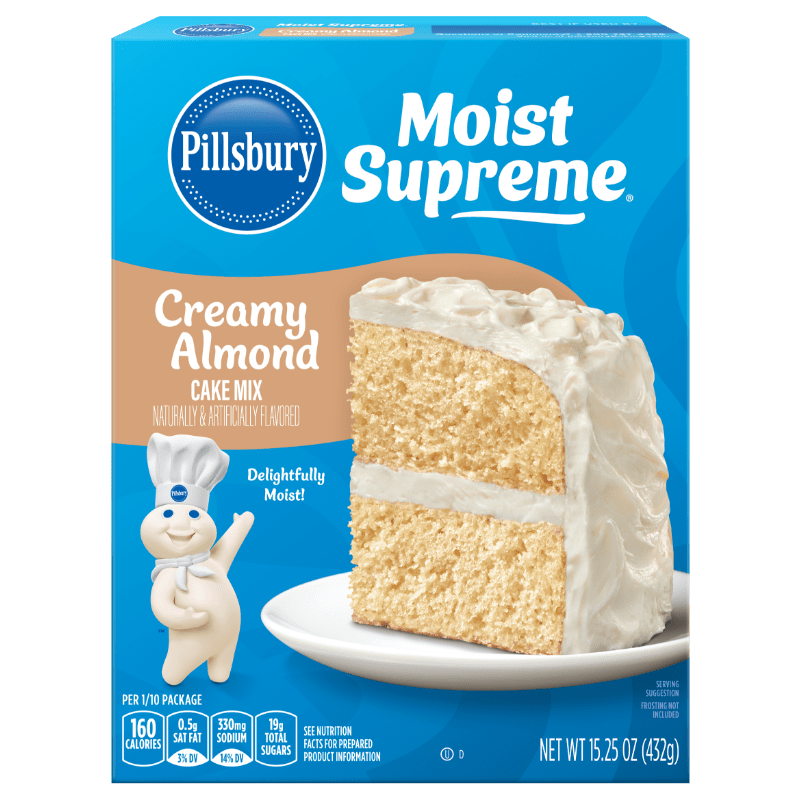 Pillsbury™ Moist Supreme® Creamy Almond Flavored Cake Mix
