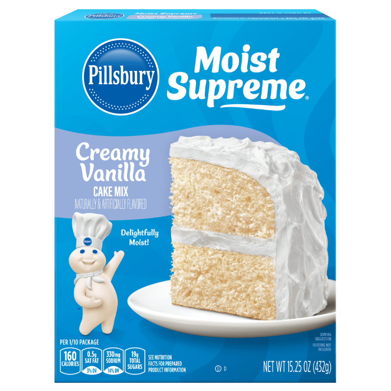 Pillsbury™ Moist Supreme® Creamy Vanilla Flavored Cake Mix