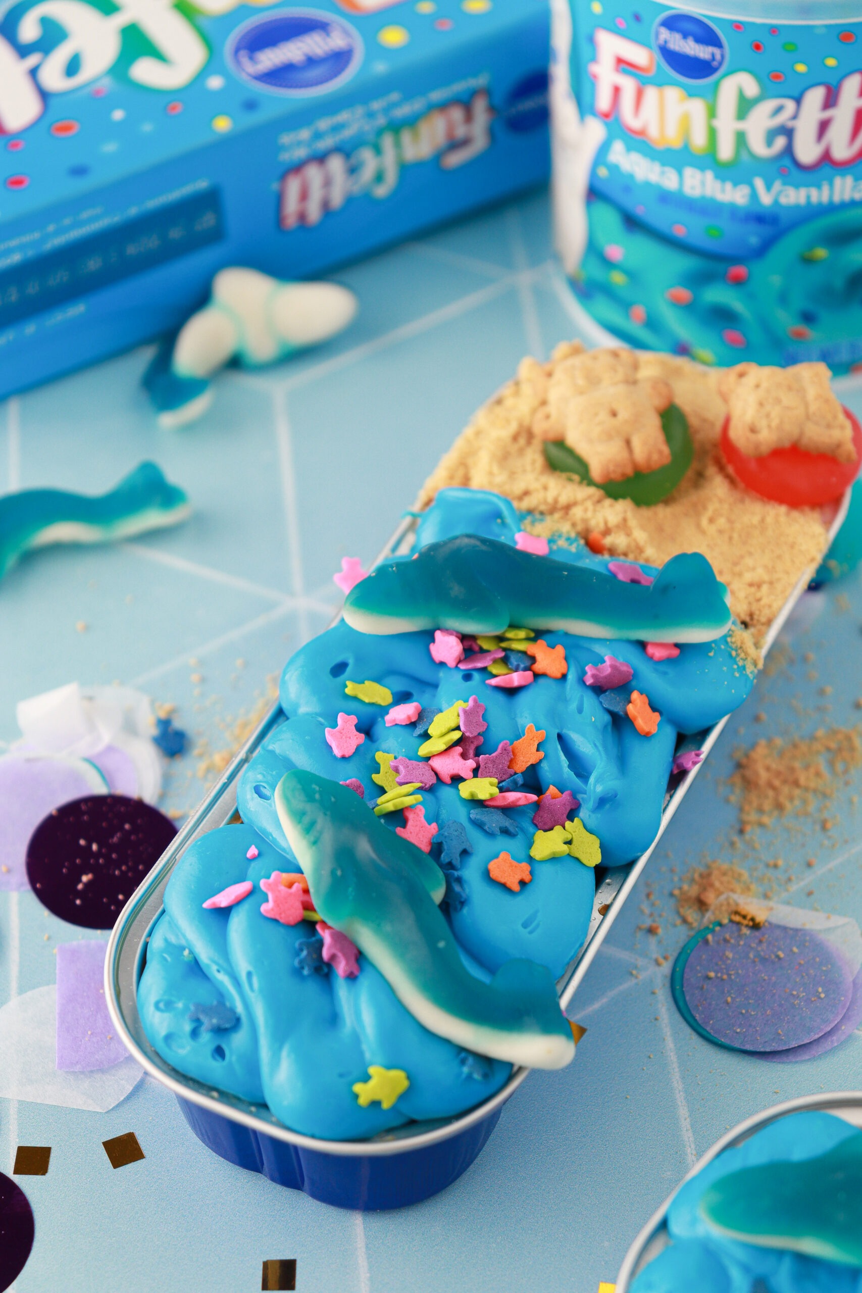 Shark Mini Cake Trays Recipe