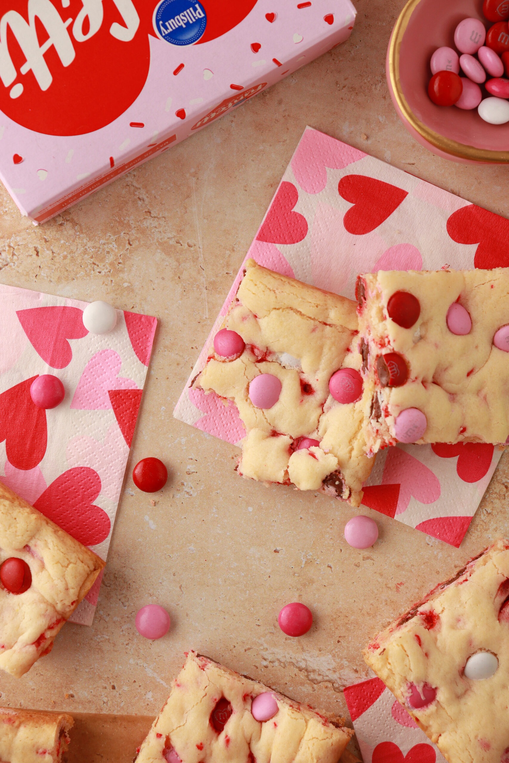 Valentine's Day Blondies Recipe