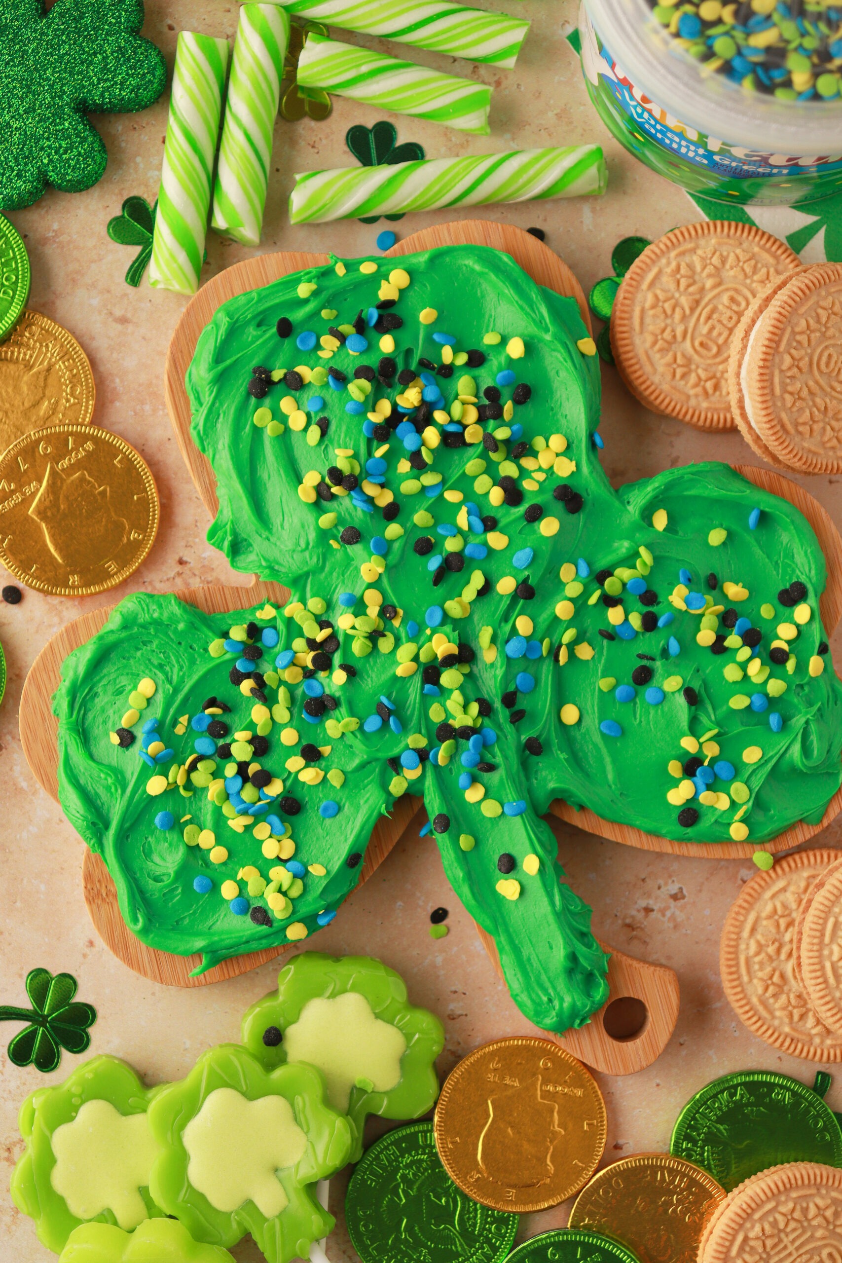 Funfetti® St. Patrick's Day Frosting Board Recipe