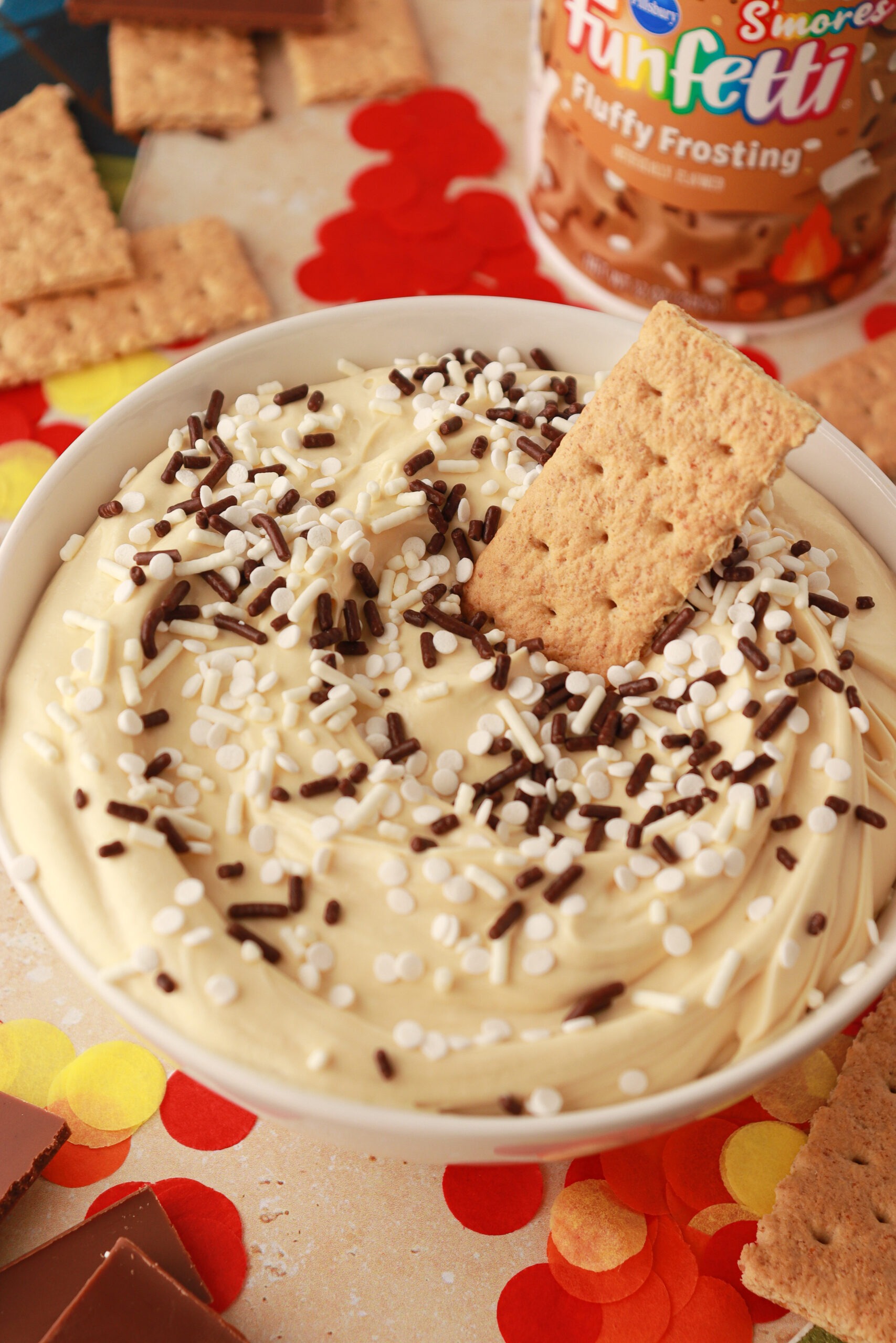 Funfetti® S'mores Fluffy Dip