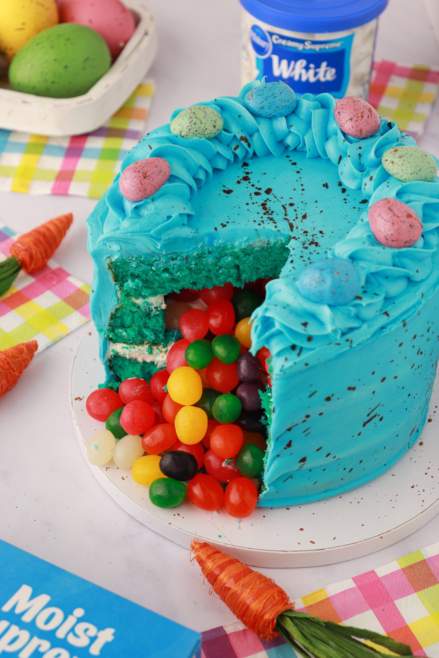 Jelly Bean Suprise Cake Recipe