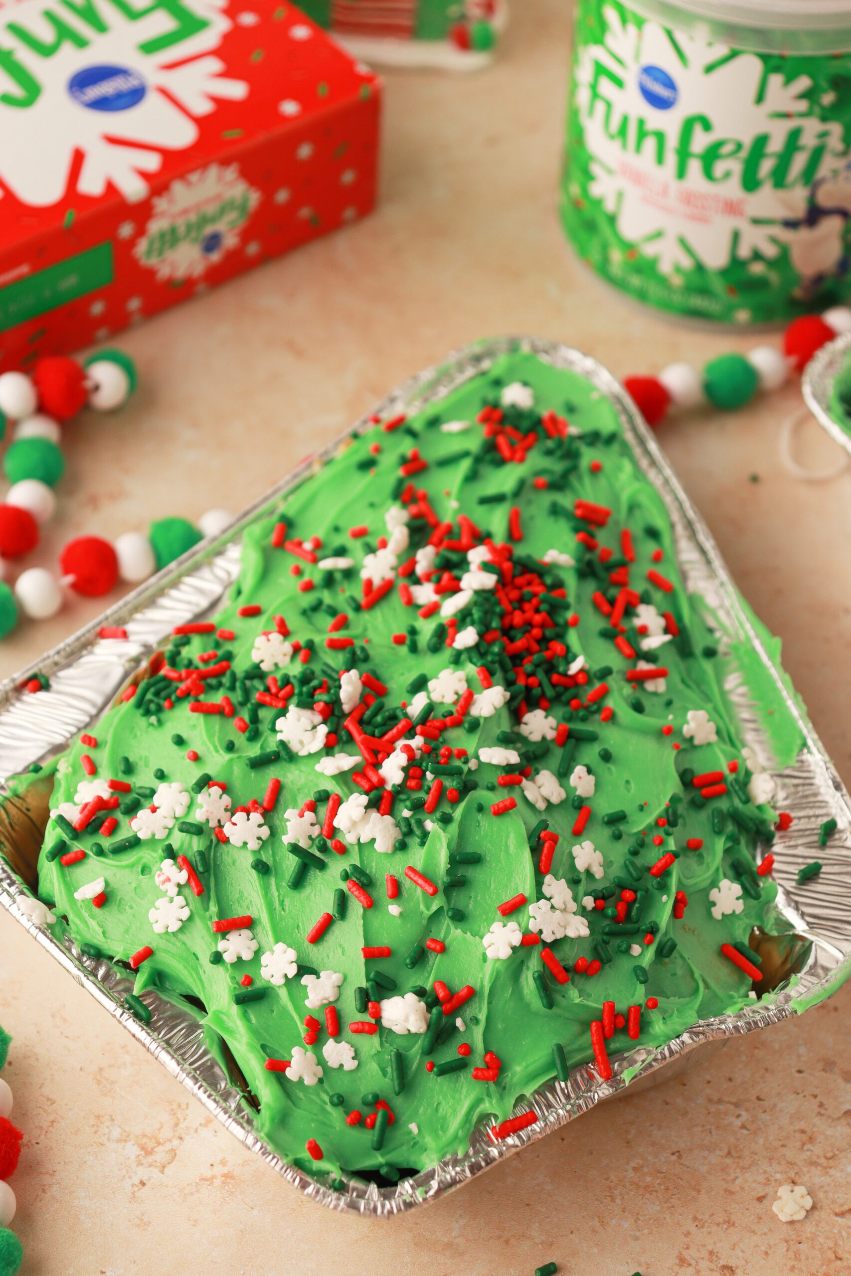 Christmas Tree Mini Cakes Recipe