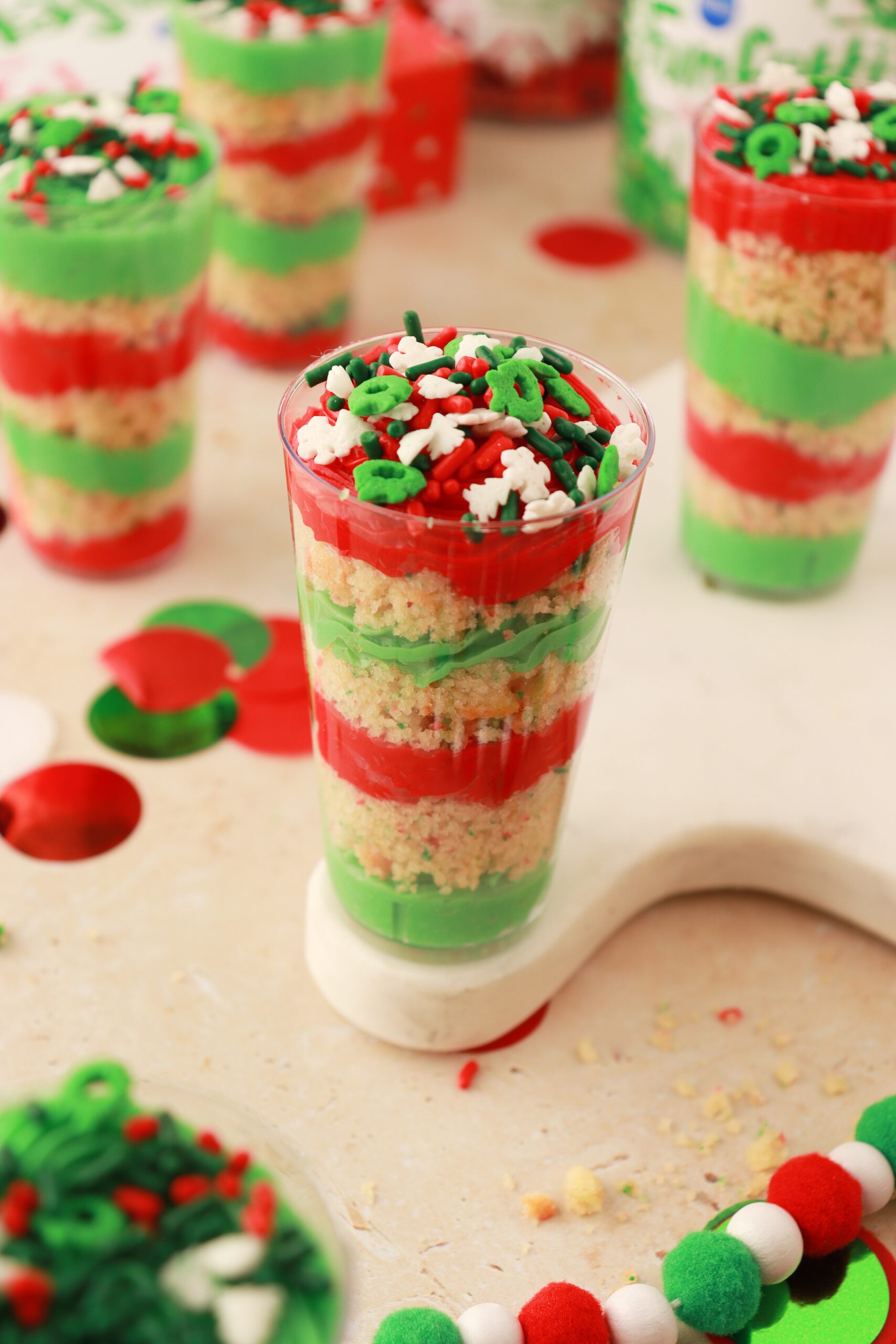 Christmas Cake Crumb Cups Recipe