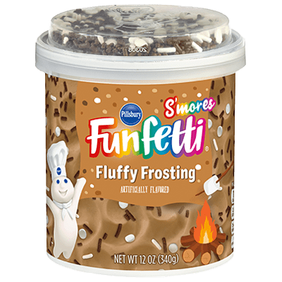 Funfetti® S’mores Fluffy Flavored Frosting