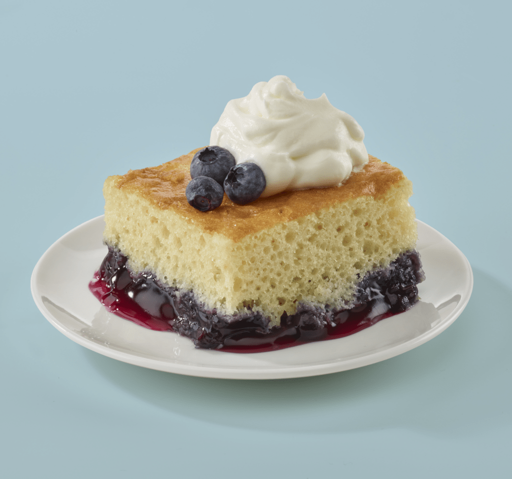 Creamy Vanilla Blueberry Cake Recipe