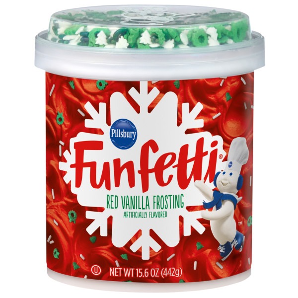 Funfetti® Holiday Red Vanilla Frosting