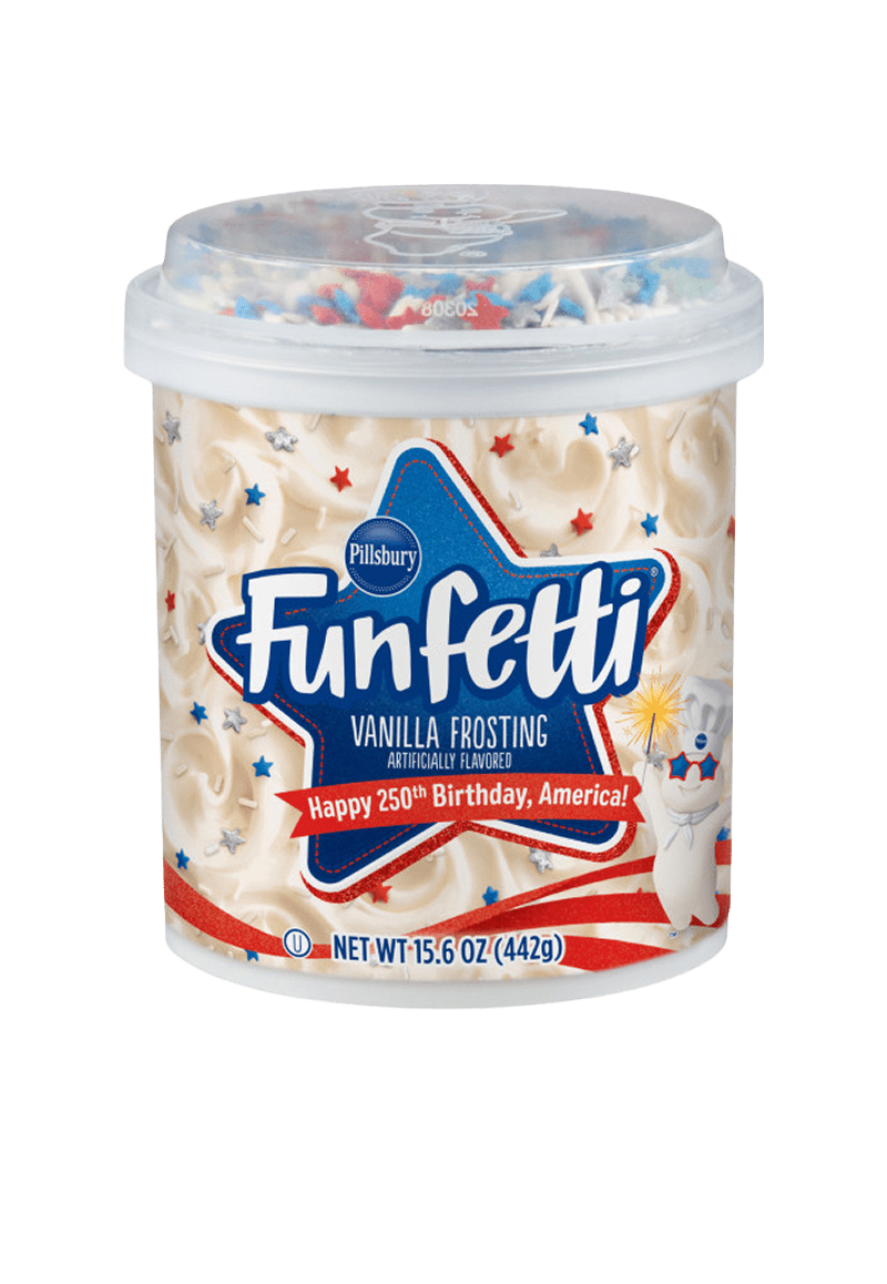 Funfetti® Stars & Stripes Vanilla Frosting