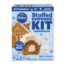 Pillsbury® Stuffed Gingerbread Cupcake Mix Kit thumbnail
